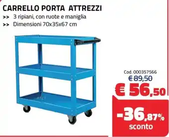 Carrello porta attrezzi
