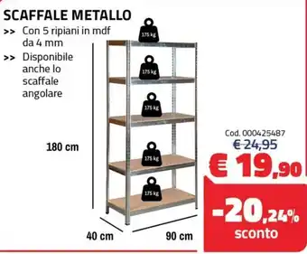 Scaffale metallo