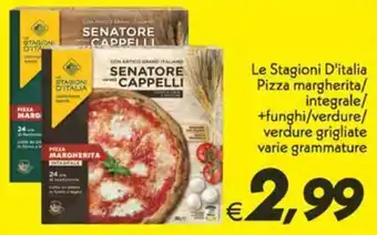 Le Stagioni D'Italia Pizza Margherita Integrale