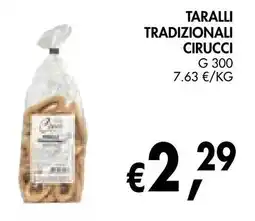 èccoMI Taralli tradizionali Cirucci offerta
