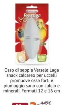 Joe Zampetti Osso di seppia Versele Laga offerta