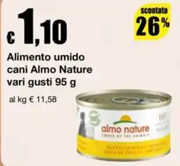 Sì con te Market Alimento umido cani Almo Nature offerta