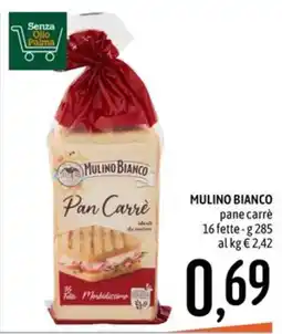 Emisfero Mulino Bianco Pan Carrè offerta
