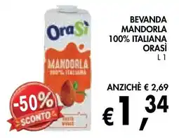 èccoMI Bevanda mandorla 100% italiana Orasì offerta