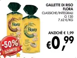 èccoMI Gallette di riso Flora offerta