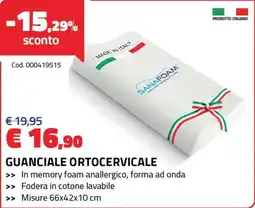 Eurobrico Guanciale ortocervicale Sanafoam offerta