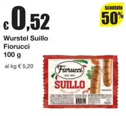 Sì con te Wurstel Suillo Fiorucci offerta