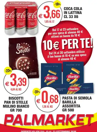 Palmarket Biscotti Pan di Stelle Mulino Bianco offerta