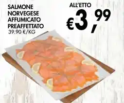 èccoMI Salmone norvegese affumicato preaffettato offerta