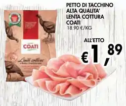 èccoMI Petto di tacchino Coati offerta