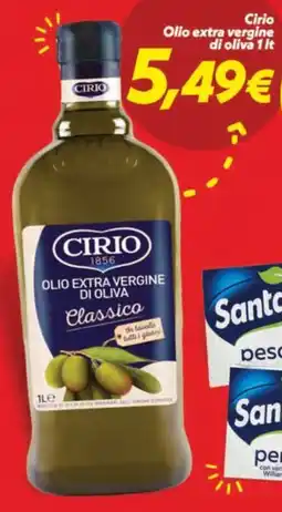 Iper Super Conveniente Olio extra vergine di oliva Classico Cirio offerta