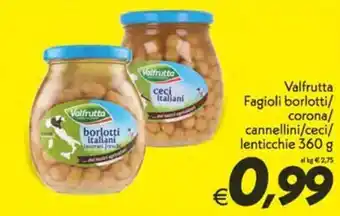 Iper Super Conveniente Valfrutta Fagioli borlotti/corona/cannellini/ceci/lenticchie offerta