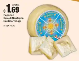 Sì con te Pecorino Sole di Sardegna Sardaformaggi offerta