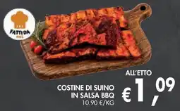 èccoMI Costine di suino in salsa BBQ offerta