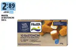 Deco Superfreddo Frosta 10 bastoncini di filetti di merluzzo offerta
