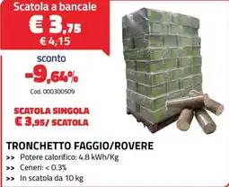 Eurobrico Tronchetto faggio/rovere offerta