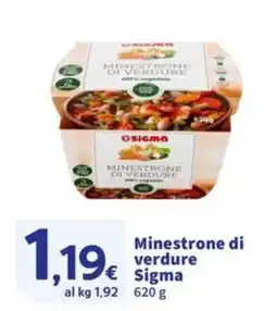 Sigma Superstore Minestrone di verdure Sigma offerta