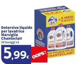 Sigma Superstore Detersivo liquido per lavatrice Marsiglia Chanteclair offerta