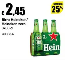 Sì con te Market Birra Heineken/Heineken zero offerta