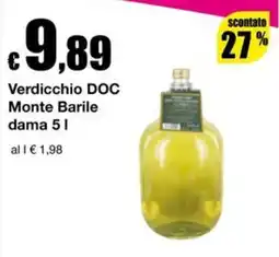 Sì con te Market Verdicchio DOC Monte Barile offerta