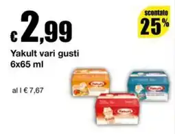 Sì con te Market Yakult vari gusti offerta
