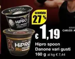 Sì con te Market Hipro spoon Danone offerta