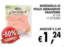 èccoMI Mortadella di pollo liberamente granterre offerta