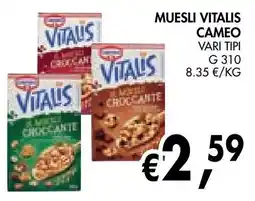 èccoMI Muesli Vitalis Cameo offerta