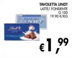 èccoMI Tavoletta Lindt Latte offerta