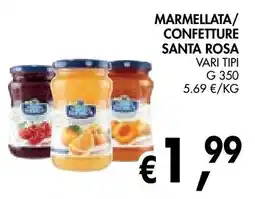 èccoMI Marmellata/Confettura Santa Rosa offerta