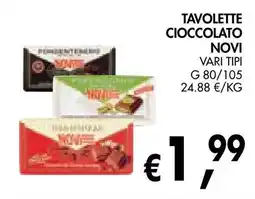 èccoMI Tavolette cioccolato novi offerta