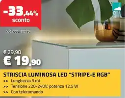 Eurobrico Striscia luminosa led stripe-e rgb offerta