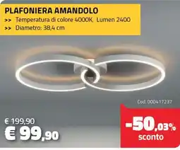 Eurobrico Plafoniera Amandolo offerta