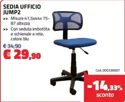 Eurobrico Sedia ufficio Jump2 offerta