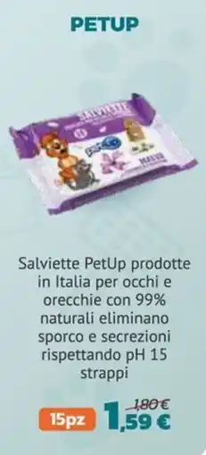 Joe Zampetti Salviette PetUp offerta