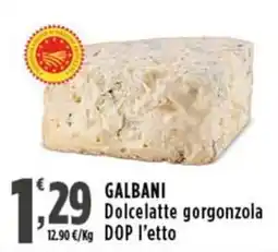Rossotono Carrefour GALBANI Dolcelatte gorgonzola offerta
