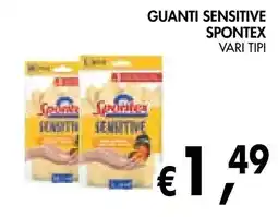 èccoMI Guanti sensitive Spontex offerta