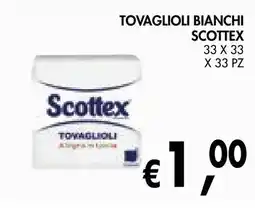 èccoMI Tovaglioli bianchi Scottex offerta