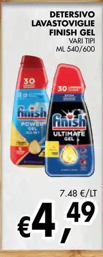 èccoMI Detersivo lavastoviglie Finish Gel offerta