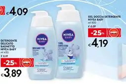 Bennet Detergente delicato bagnetto Nivea Baby offerta