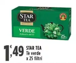 Rossotono Carrefour Star Tea Tè verde offerta