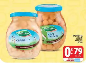 Deco Supermercati Valfrutta legumi vari tipi offerta