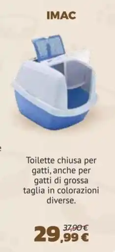 Joe Zampetti IMAC Toilette chiusa per gatti offerta