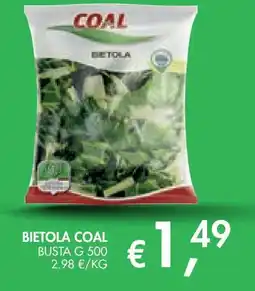 èccoMI Bietola Coal offerta