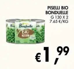 èccoMI Piselli bio Bonduelle offerta