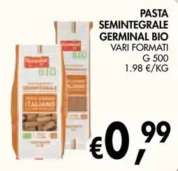 èccoMI Pasta semintegrale germinal bio offerta