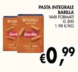 èccoMI Pasta integrale Barilla offerta