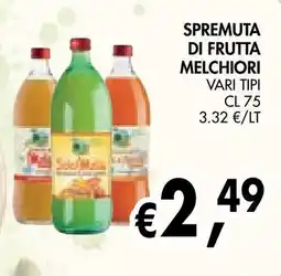 èccoMI Spremuta di frutta Melchiori offerta