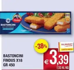 Palmarket Bastoncini Findus offerta