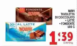 Deco Supermercati Tavoletta di cioccolato Novi offerta